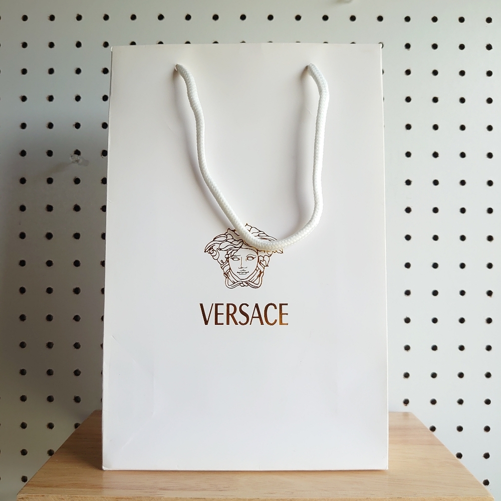 Versace Gift Bag White & Gold